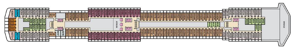 Carnival Cruise Line, Carnival Spirit Deck 8.jpg